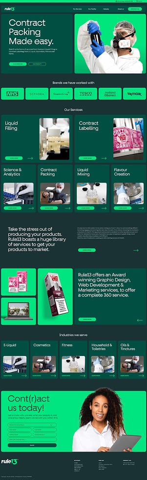 R13 Website Design