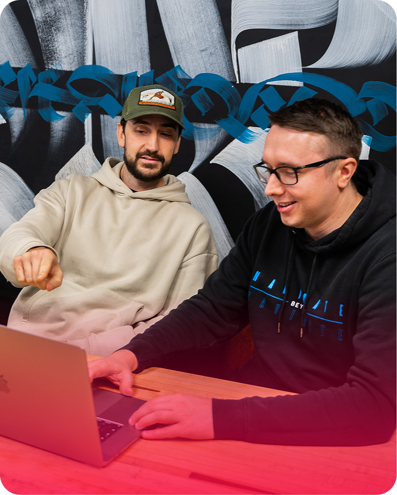 Billy Webb and Jamie Hall