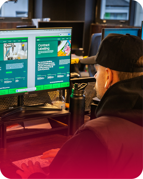 Branding and web design work by RevoStudio UK agency