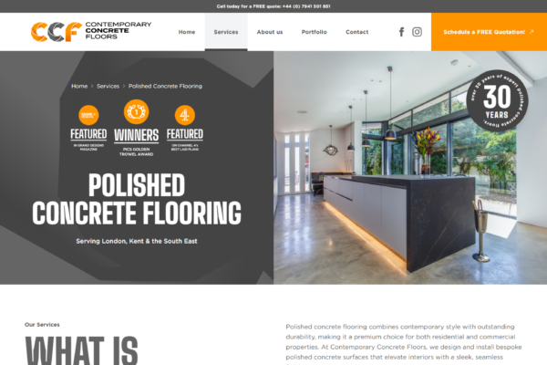 Contemporary Concrete Floors