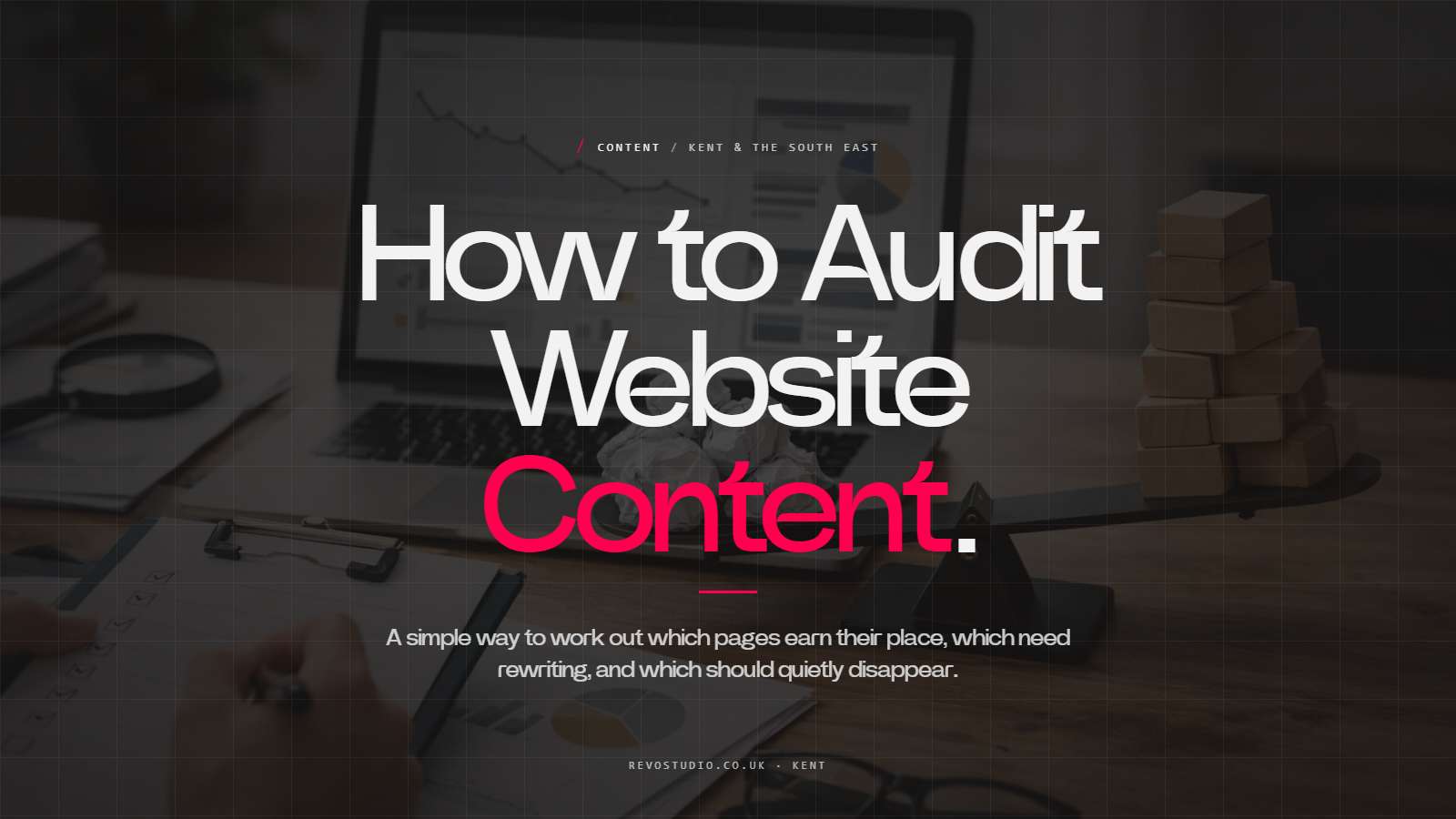 Revo Header How to Audit Website Content