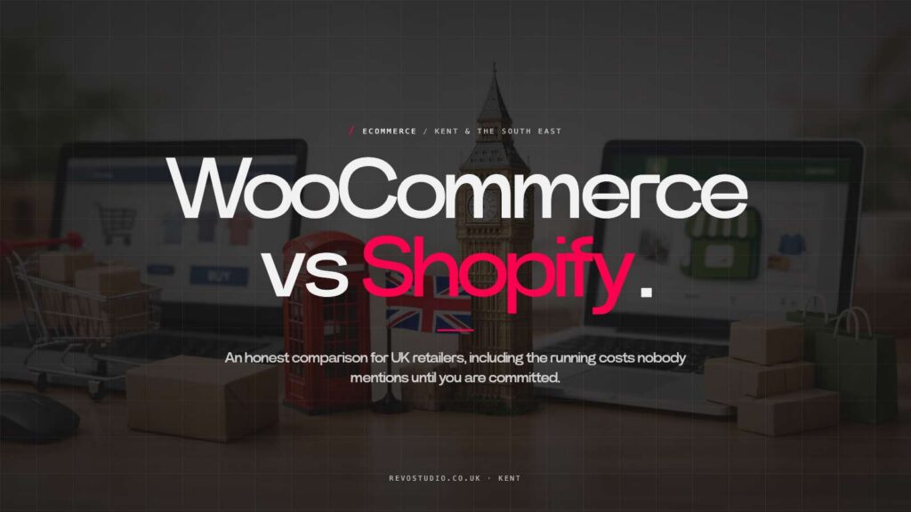 WooCommerce versus Shopify comparison for UK shops